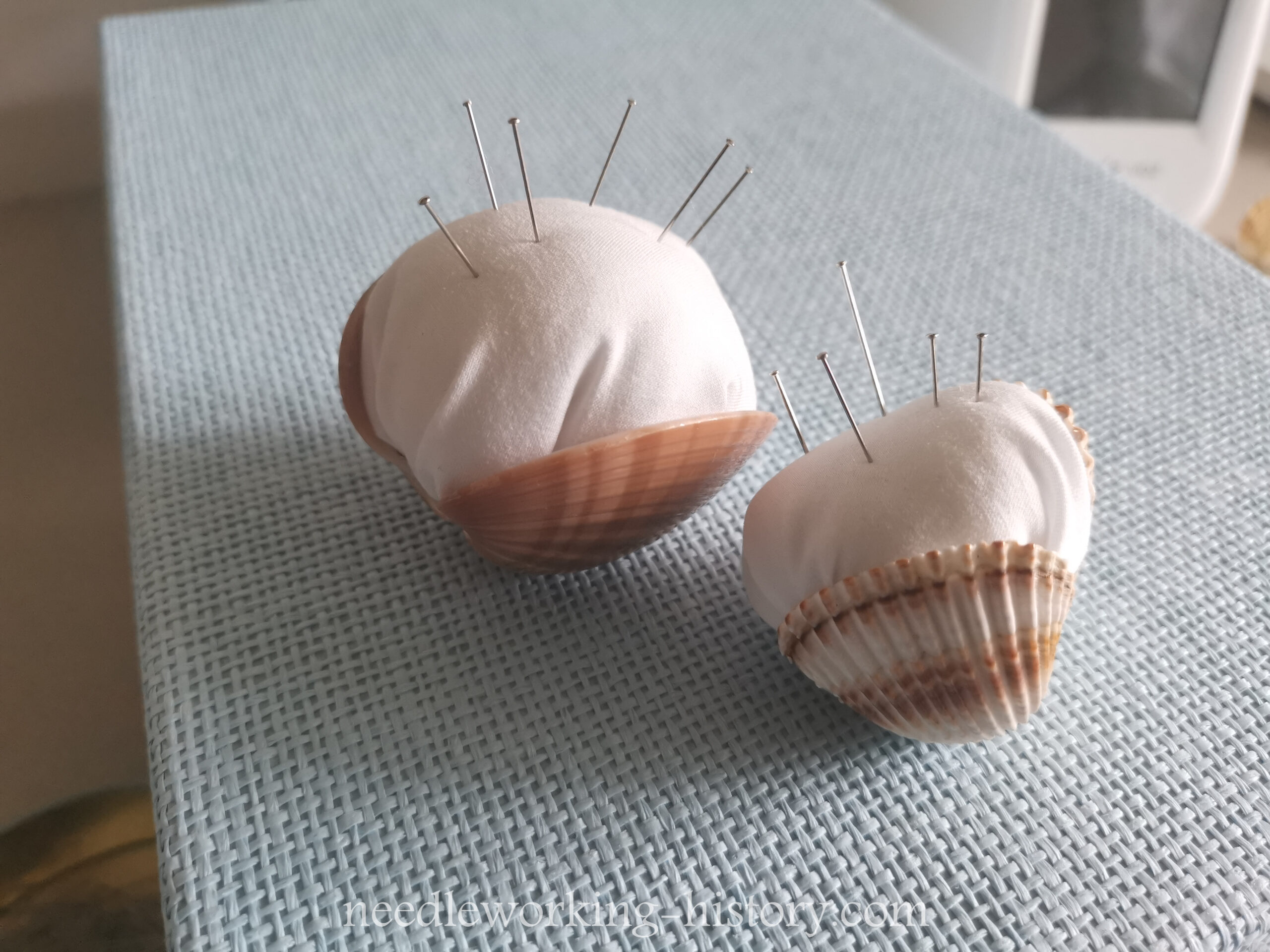 19th century seashell pincushions IMG_20200723_135318